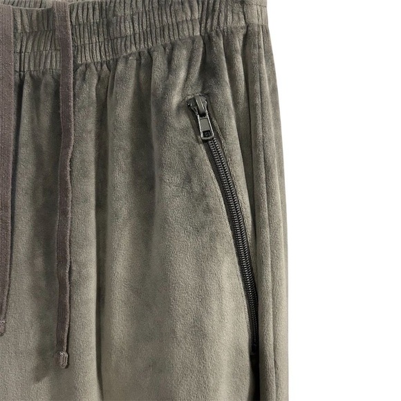 Skims Women's Gray Velour Wide-Leg High Rise Pull-On Pants Size S - Picture 4 of 9